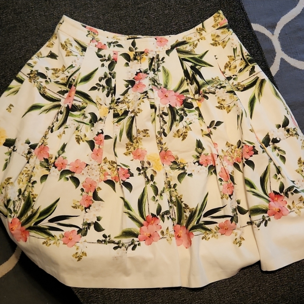 Talbots Floral Skirt